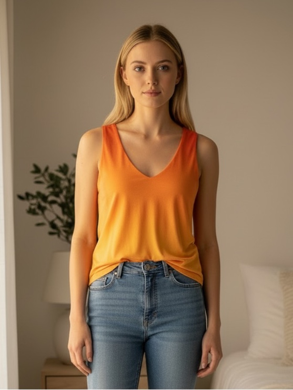 Banana Republic Racer Back Gold Tank XL NWT